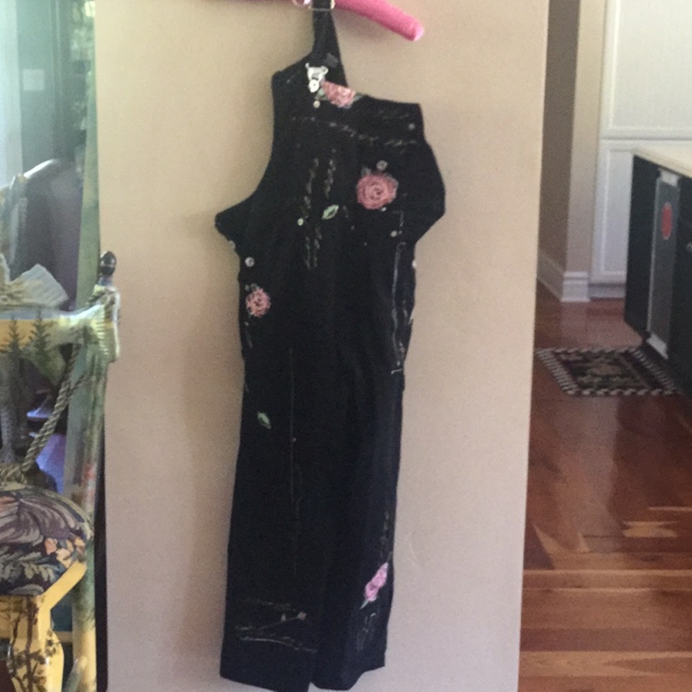 bibs,  cute black hand painted by Sarah Oringinals